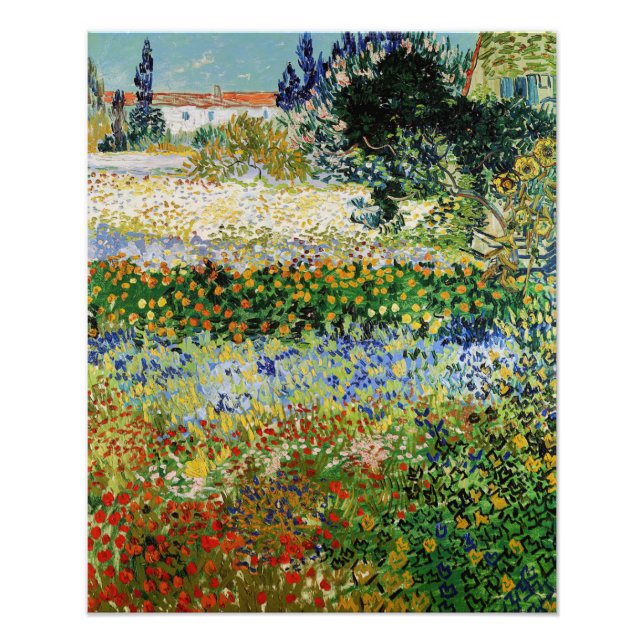 Impression Photo Vincent van Gogh - Flower Garden (Devant)