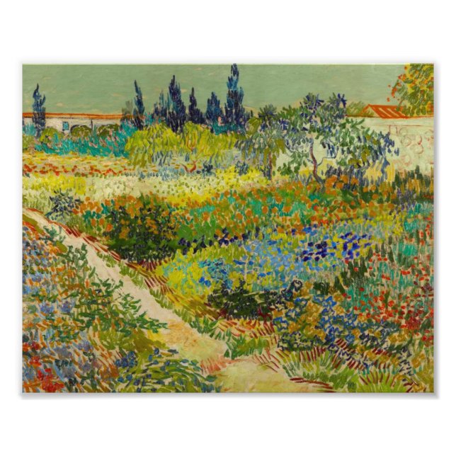 Impression Photo Vincent Van Gogh Garden (Devant)