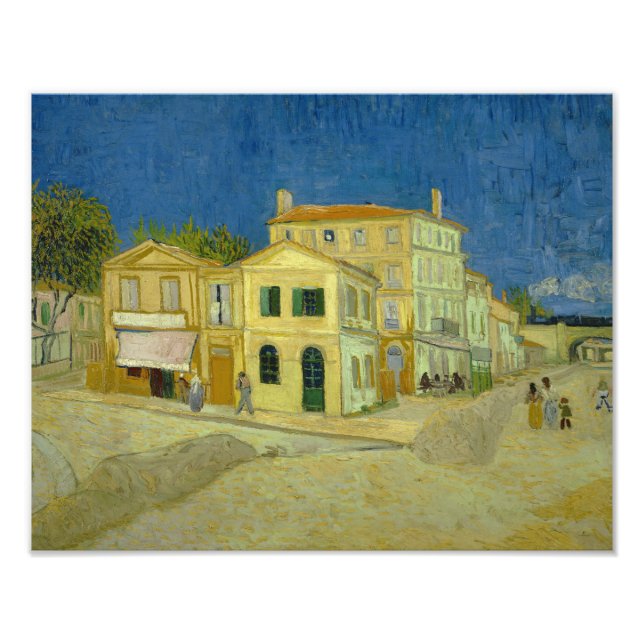 Impression Photo Vincent van Gogh - La Maison Jaune (`La Rue') (Devant)