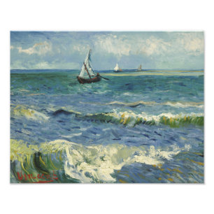 Impression Photo Vincent van Gogh - La mer près des Saintes