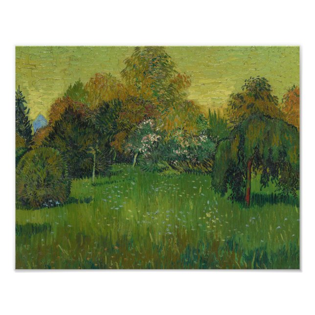 Impression Photo Vincent van Gogh - Le jardin des poètes (Devant)