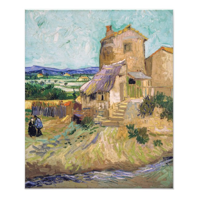 Impression Photo Vincent van Gogh - Le Vieux Moulin (Devant)