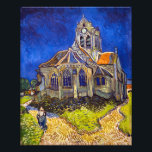 Impression Photo Vincent van Gogh - L'église d'Auvers<br><div class="desc">L'église d'Auvers / l'Eglise à Auvers-sur-oise par Vincent Van Gogh en 1890</div>