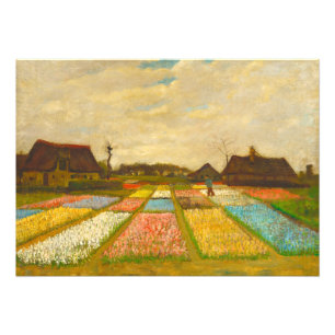Impression Photo Vincent van Gogh Lits à fleurs en Hollande