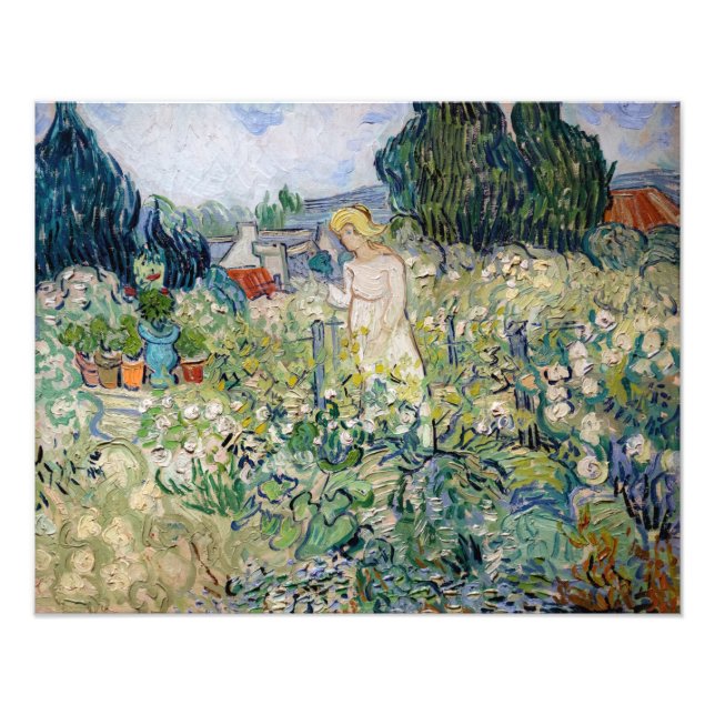 Impression Photo Vincent van Gogh - Miss Gachet dans son jardin (Devant)