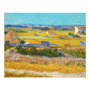 Impression Photo Vincent van Gogh - Moisson à La Crau