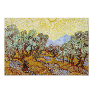 Impression Photo Vincent van Gogh - Olive Trees