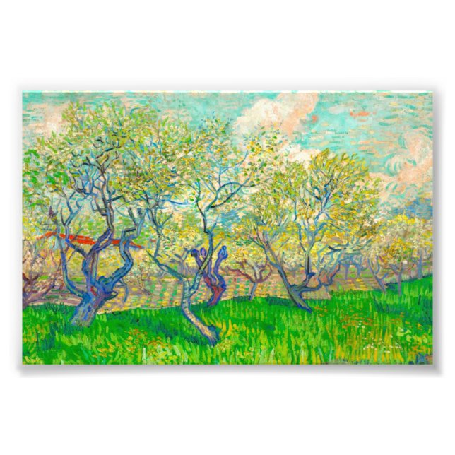 Impression Photo Vincent van Gogh Orchard à Blossom (Devant)