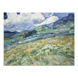 Impression Photo Vincent van Gogh - Paysage de Saint-Rémy