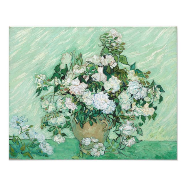 Impression Photo Vincent van Gogh - Roses (Devant)