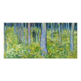 Impression Photo Vincent van Gogh - Sous-bois avec deux personnages