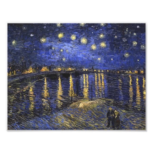 Impression Photo Vincent Van Gogh Starry Night Over The Rhone (Devant)