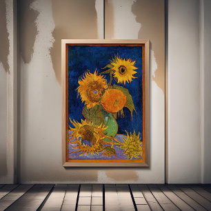 Impression Photo Vincent Van Gogh - Sunflowers, 2e version