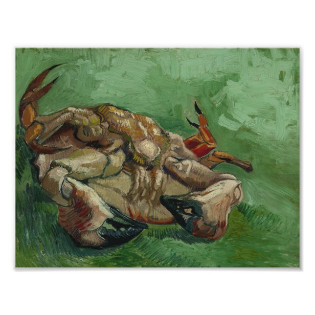 Impression Photo Vincent van Gogh - Un crabe sur son dos (Devant)