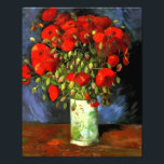 Impression Photo Vincent Van Gogh Vase Avec Des Poppies Rouges Art<br><div class="desc">Vase Vincent Van Gogh avec des pavots rouges Vase d'art Vintage floral avec des pavots rouges est une peinture à vie morte réalisée par Vincent van Gogh à Paris en 1886. Vincent Willem van Gogh est un peintre post-impressionniste dont l'oeuvre a eu une influence considérable sur l'art du 20ème siècle....</div>