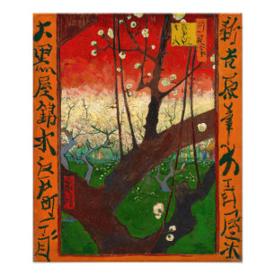 Impression Photo Vincent van Gogh - Verger de pruniers en fleurs