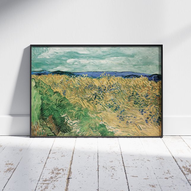 Impression Photo Vincent Van Gogh, Wheatfield Avec Cornflowers (Créateur téléchargé)
