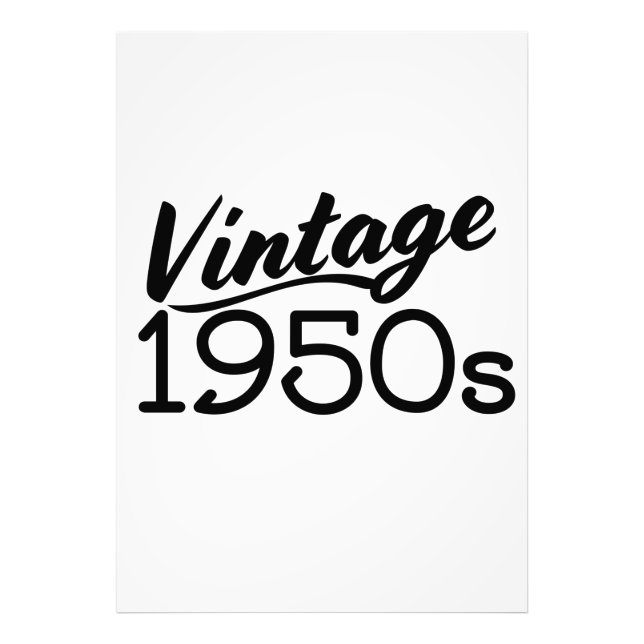 Impression Photo Vintage années 1950 (Devant)