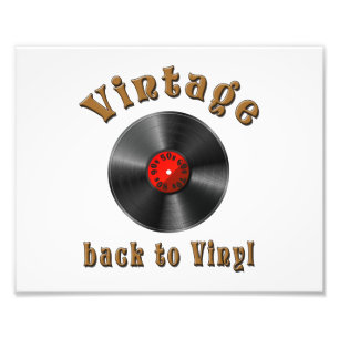 Impression Photo Vintage - Back to Vinyl, the record is back