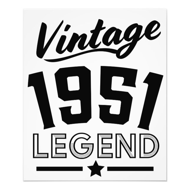 Impression photo vintage des années 1950 (Devant)