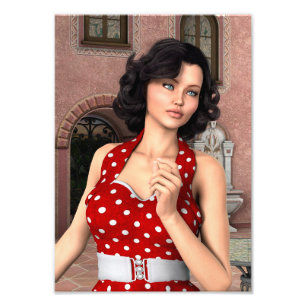 Impression Photo Vintage femme