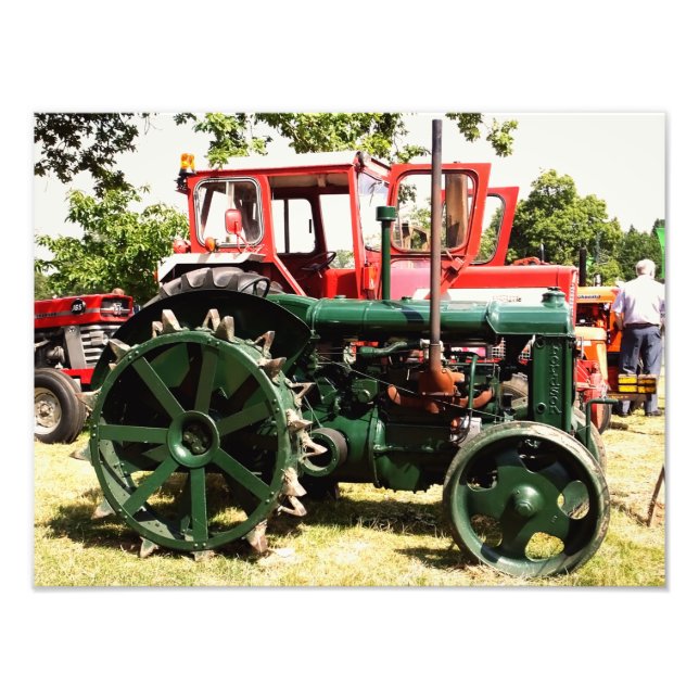 IMPRESSION PHOTO VINTAGE TRACTORS (Devant)