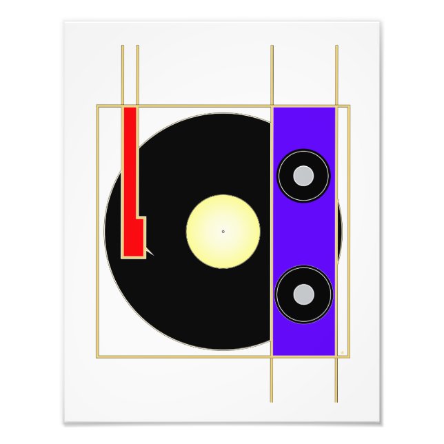 Impression Photo Vinyl Player (Devant)