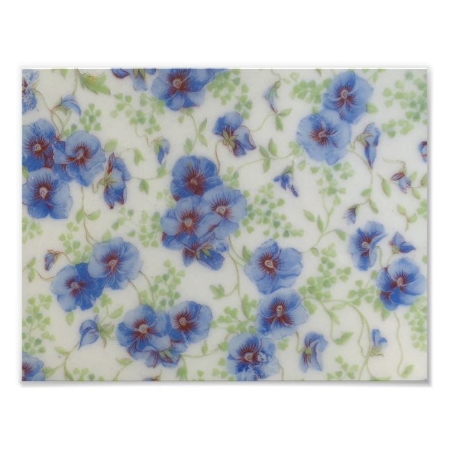 Impression photo violet fleur sauvage (Devant)