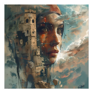 Impression Photo Visions of Time - Histoires fortifiées Art Print