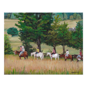 Impression Photo Visite à cheval de Gettysburg Battlefield Art Phot