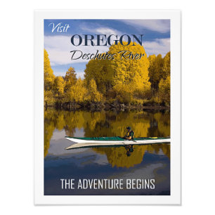 Impression Photo Visitez l'Oregon, Deschutes River,