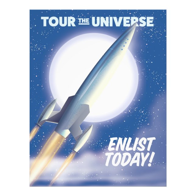Impression Photo Visitez l'Univers ! Inscrivez-vous dès aujourd'hui (Devant)