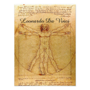 Impression Photo Vitruvian Man-Leonardo Da Vinci