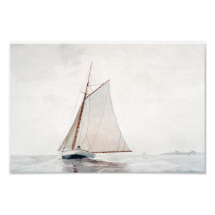 Impression Photo Voile au large de Gloucester   Winslow Homer