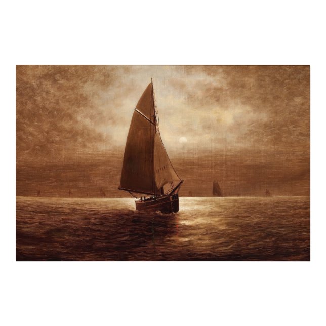 Impression Photo Voile de nuit (vers 1900) Elbridge Wesley Webb (Devant)