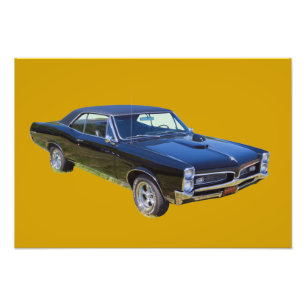 Impression Photo Voiture 1967 de muscle de Pontiac GTO