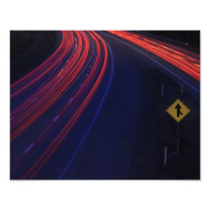 Impression Photo Voiture Traces de signalisation