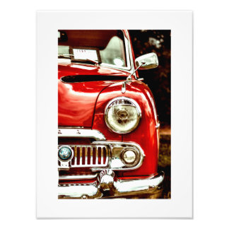 Impression Photo Voitures Classiques Britanniques 1955 (0352)