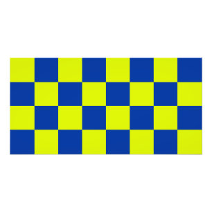 Impression Photo voitures de police européennes couleurs carrés à d