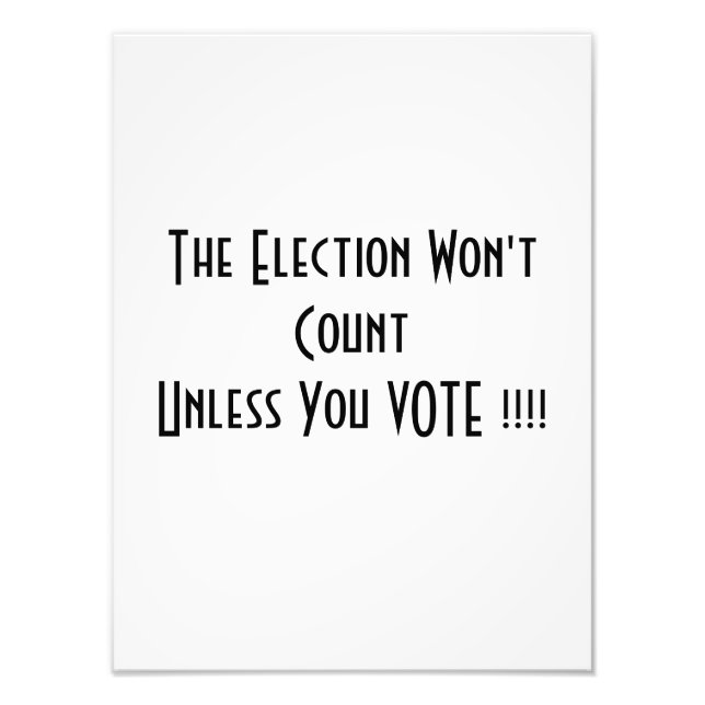 IMPRESSION PHOTO VOTER (Devant)