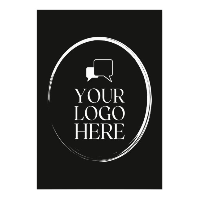 Impression Photo Votre logo ici moderne (Devant)