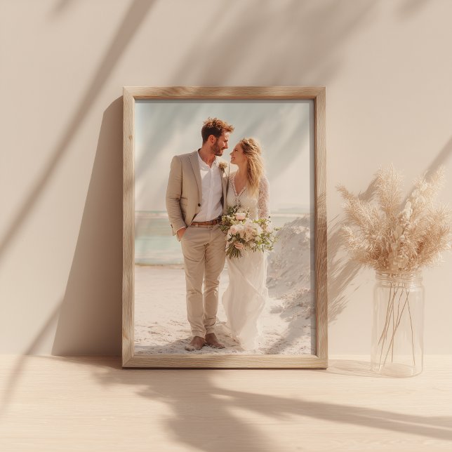 Impression Photo Votre mariage 5x7 (Beach Wedding 5x7 Photo Print)
