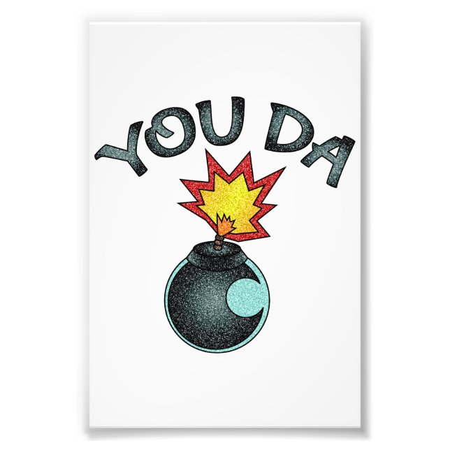 Impression Photo Vous Avez Bombe De Parties scintillant (Devant)