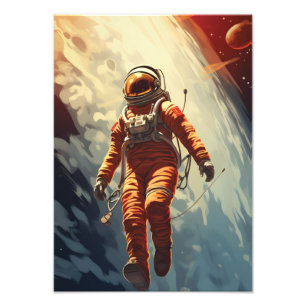 Impression Photo Voyage spatial Astronaut