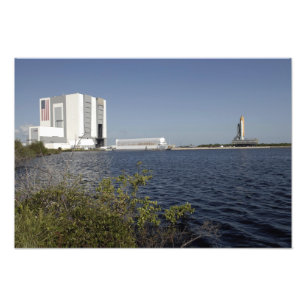 Impression Photo Vu à travers le bassin, navette spatiale