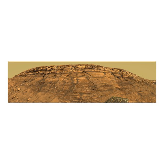 Impression Photo Vue de Burns Cliff sur Mars (Devant)