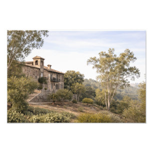 Impression Photo Vue d'une villa près de Tolède, Espagne