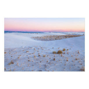 Impression Photo Vue imprenable White Sands National Park Sunset
