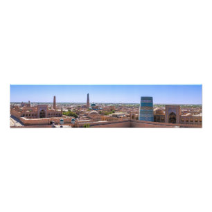 Impression Photo Vue panoramique de Khiva - Ouzbékistan