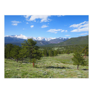 Impression Photo Vue panoramique des montagnes Rocheuses